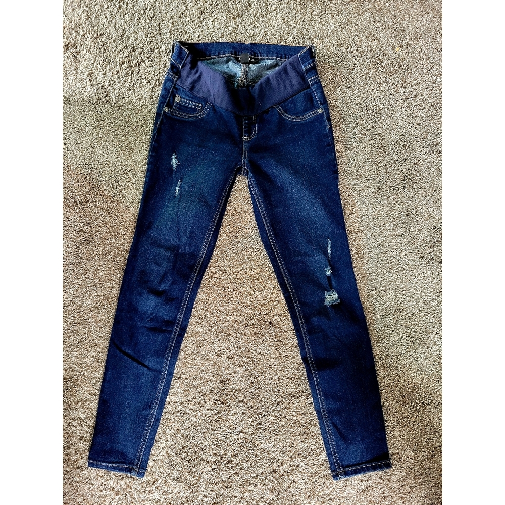 Motherhood Maternity Indigo Blue Jeans